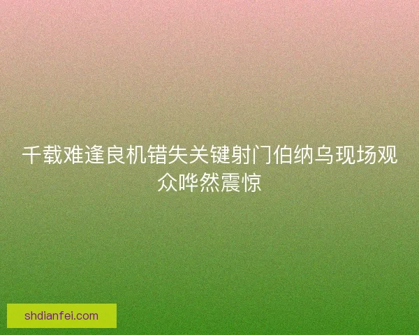 千载难逢良机错失关键射门伯纳乌现场观众哗然震惊